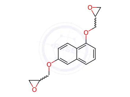 Chemical structure of 1,6-BIS(2,3-EPOXYPROPOXY)NAPHTHALENE