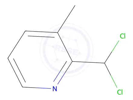Chemical structure of 2-(Dichloromethyl)-3-methylpyridine