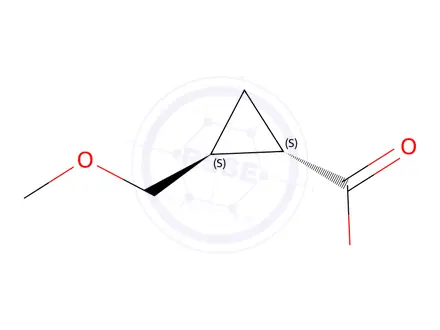 Chemical structure of (1S,2S)-2-(Methoxymethyl)cyclopropane-1-carboxylic acid