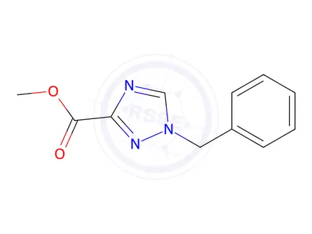 Chemical structure of methyl 1-benzyl-1H-1,2,4-triazole-3-carboxylate