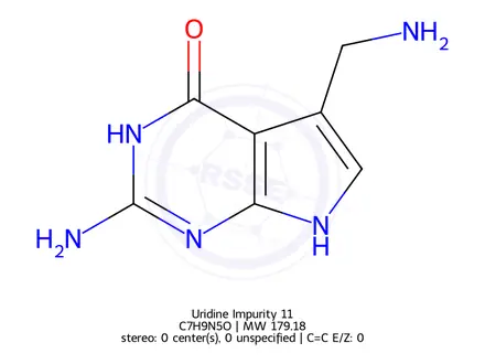 Chemical structure of Uridine Impurity 11