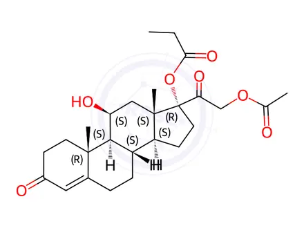 Chemical structure of Hydrocortisone Impurity 179