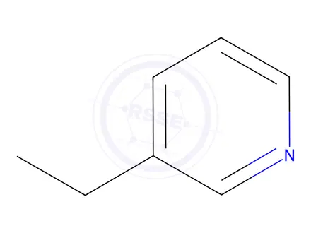 Chemical structure of 3-Ethylpyridine