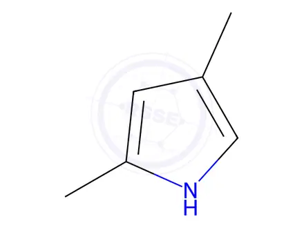 Chemical structure of 2,4-Dimethylpyrrole