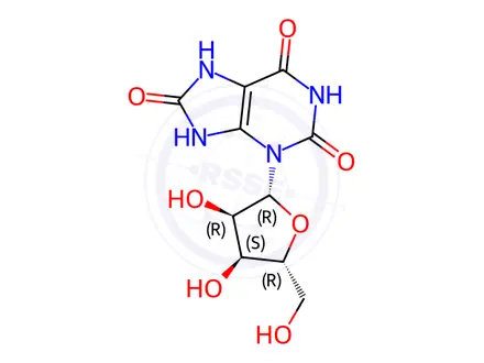 Chemical structure of Uric Acid Impurity 1