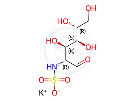 Chemical structure of Sodium Glucuronic Acid Impurity 48 Potassium Salt