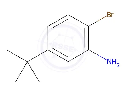 Chemical structure of 2-Bromo-5-(tert-butyl)aniline