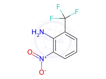 Chemical structure of 2-Nitro-6-(trifluoromethyl)aniline