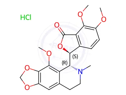 Chemical structure of Noscapine hydrochloride