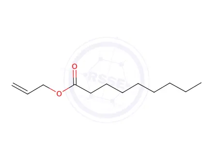 Chemical structure of Allyl Nonanoate