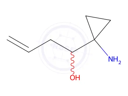 Chemical structure of 1-(1-Aminocyclopropyl)but-3-en-1-ol