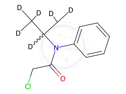 Chemical structure of Propachlor-D7