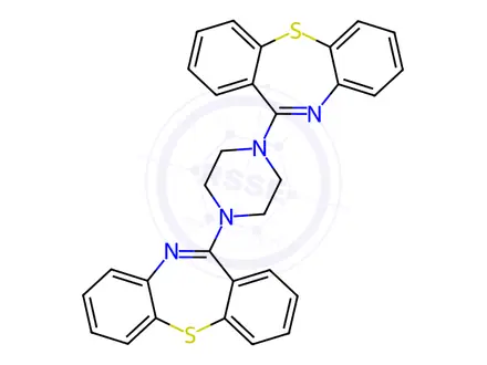 Chemical structure of Quetiapine Dimer Impurity