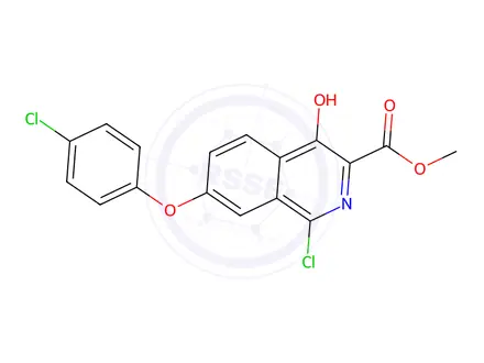 Chemical structure of Roxadustat Impurity 21
