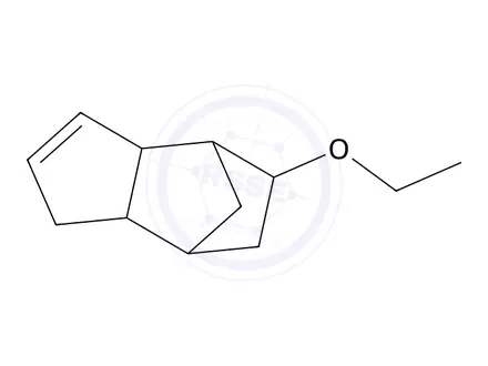 Chemical structure of 5(or 6)-ethoxy-3a,4,5,6,7,7a-hexahydro-4,7-methano-1H-indene