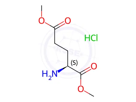 Chemical structure of L-Glutamic Acid Dimethyl Ester Hydrochloride