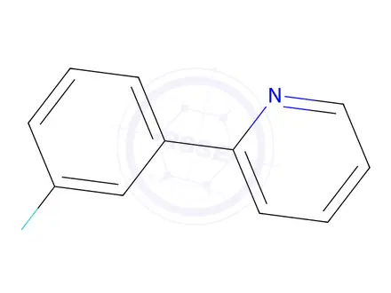 Chemical structure of 2-(3-Fluorophenyl)pyridine