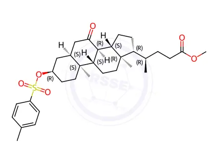 Chemical structure of Chenodeoxycholic acid Impurity 53