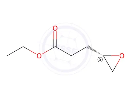 Chemical structure of Ethyl (S)-(-)-4,5-Epoxypentanoate