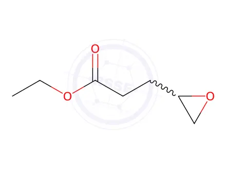 Chemical structure of 2-Oxiranepropanoic acid, ethyl ester