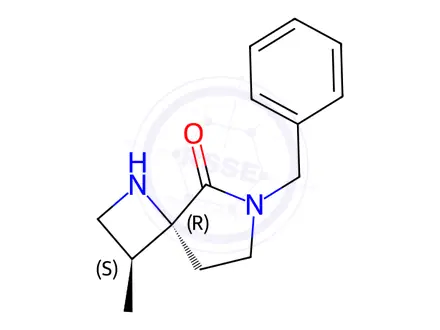 Chemical structure of (3S,4R)-6-Benzyl-3-methyl-1,6-diazaspiro[3.4]octan-5-one
