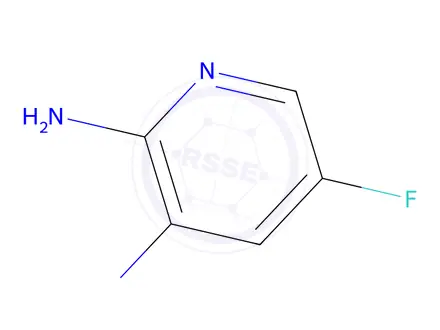 Chemical structure of 2,3-Diamino-5-fluoropyridine