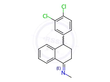 Chemical structure of Sertraline Hydrochloride Impurity 13