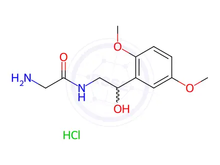 Chemical structure of Midodrine Hydrochloride