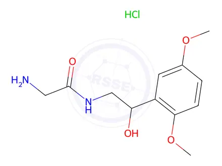 Chemical structure of Midodrine Hydrochloride