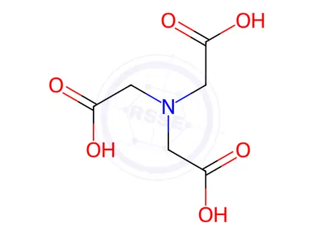 Chemical structure of potassium [N,N-bis(carboxymethyl)glycinato(3-)-N,O,O',O'']nickelate(1-)