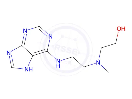 Chemical structure of 2-((2-((1H-Purin-6-yl)amino)ethyl)(methyl)amino)ethanol