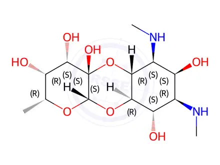 Chemical structure of Spectinomycin Impurity D