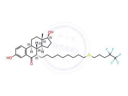 Chemical structure of S-Deoxo-6-oxo-fulvestrant