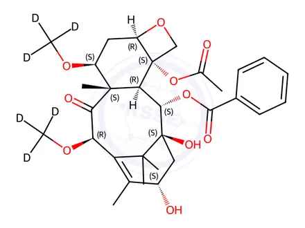 Chemical structure of 10-Deacetyl-7,10-dimethoxy-Baccatin III-d6