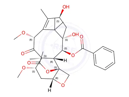 Chemical structure of Cabazitaxel Impurity 12