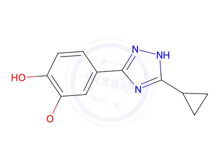 Chemical structure of 4-(3-Cyclopropyl-1H-1,2,4-triazol-5-yl)-2-methoxyphenol