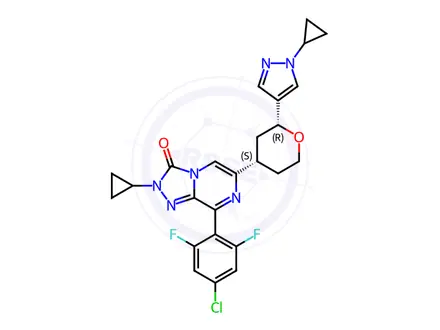 Chemical structure of Empagliflozin Isomer-2 of Impurity-C