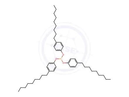 Chemical structure of Tris(4-nonylphenyl)phosphite(mixture of isomers)