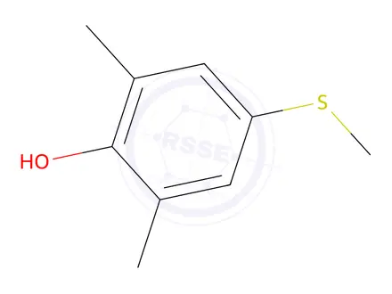 Chemical structure of 2,6-Dimethyl-4-(methylthio)phenol