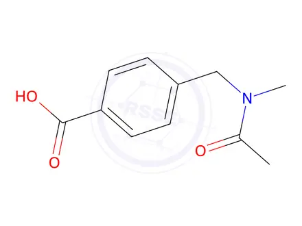 Chemical structure of 4-((n-Methylacetamido)methyl)benzoic acid