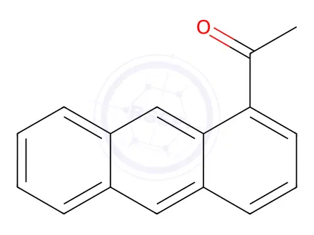 Chemical structure of 1-(anthracen-1-yl)ethanone