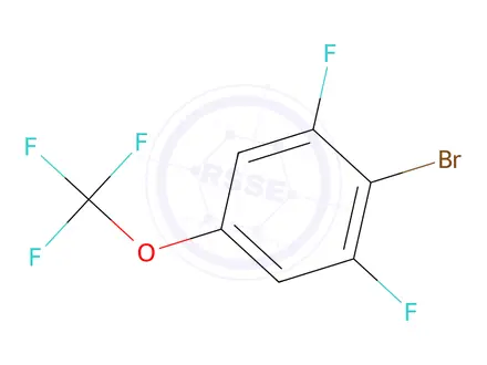 Chemical structure of 2-Bromo-1,3-difluoro-5-(trifluoromethoxy)benzene