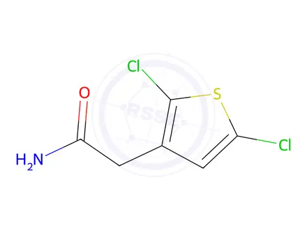 Chemical structure of 2-(2,5-Dichlorothiophen-3-yl)acetamide