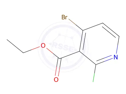 Chemical structure of Ethyl 4-bromo-2-chloronicotinate