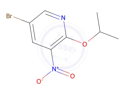 Chemical structure of 5-Bromo-2-isopropoxy-3-nitropyridine