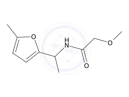 Chemical structure of 2-Methoxy-N-(1-(5-methylfuran-2-yl)ethyl)acetamide