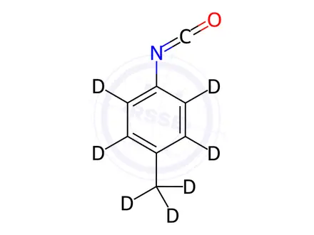 Chemical structure of p-Tolyl-d7 Isocyanate
