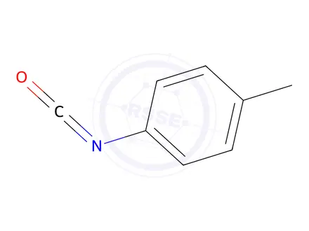 Chemical structure of P-TOLYL ISOCYANATE