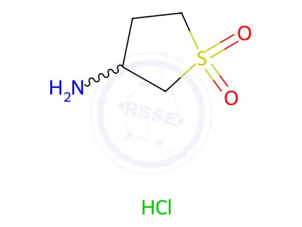Chemical structure of 3-Aminotetrahydrothiophene 1,1-Dioxide Hydrochloride