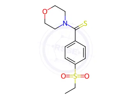 Chemical structure of (4-(Ethylsulfonyl)Phenyl)(Morpholino)Methanethione